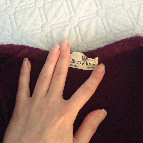 AS IS Vintage 1960s '60s Butte Knit Skirt Suit - Picture 6 of 10